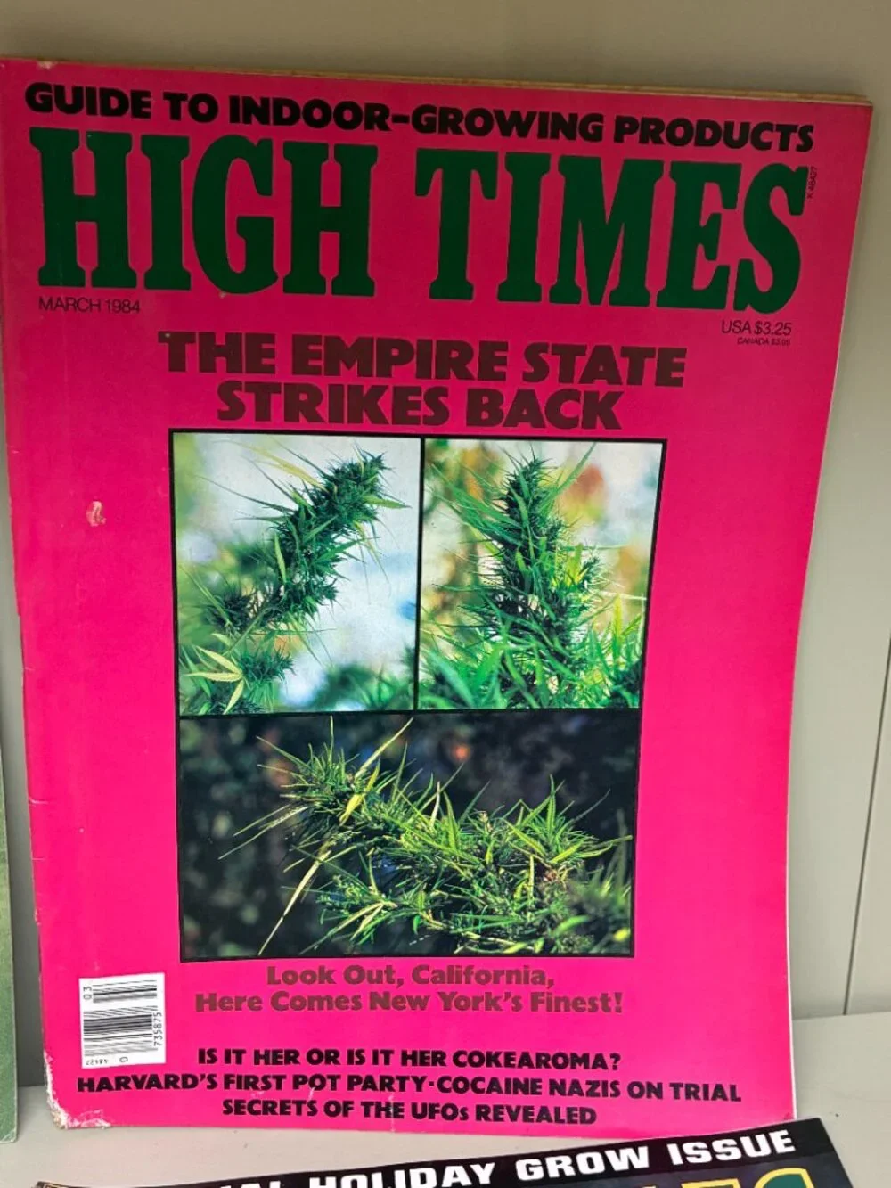Vintage High Times Magazine Lot of 4 80's 90's Retro Counterculture